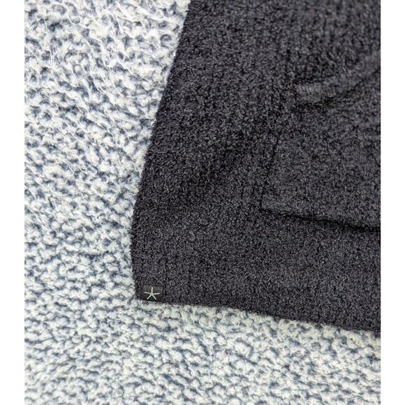 Barefoot Dreams Cozychic Lite Full Zip Hoodie Size L Black - Picture 5 of 11